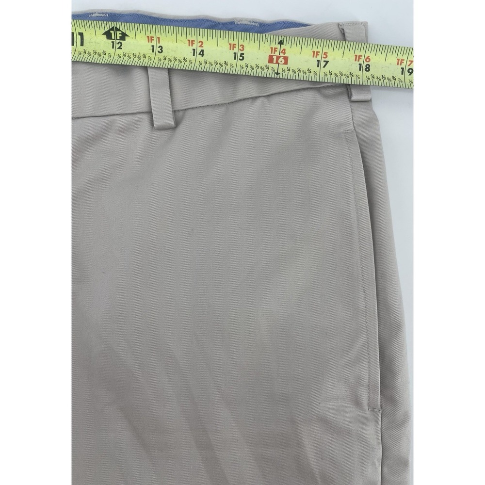 Brooks Brothers Chino Pants Mens 36x30 Beige Clark Fit Stretch Flat Front Casual - Picture 5 of 8